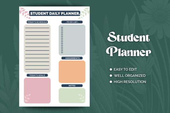 Download Student Daily Planner Template Design - Student Collection