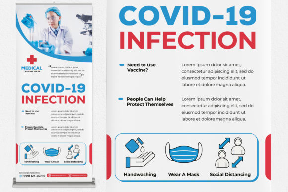 Download Covid-19 Infection Roll Up Banner - Infection Collection