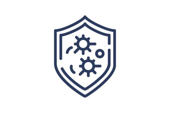 Download Antivirus Protection Thin Line Icon. Flu - Antivirus Collection