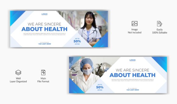 Download Medical Hospital Clinic Facebook Cover - Premium Resources