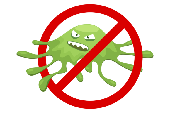 Download Antibacterial Sign. Cartoon Infection St - Infection Collection