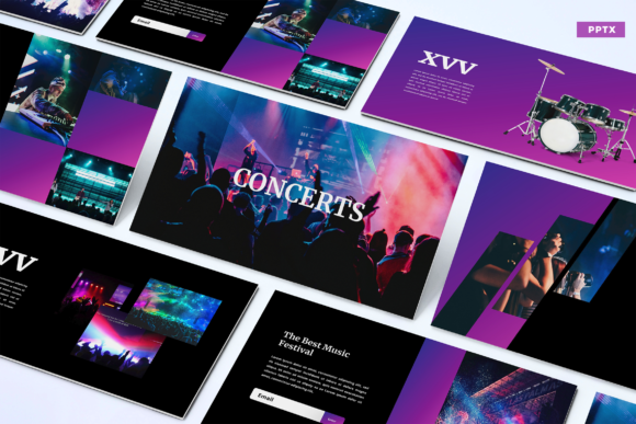 Download Concerts - PowerPoint Template - Concert Collection