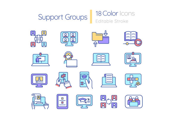 Download Elearning Software and Techniques Icons - Soft Collection