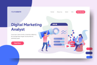 Download Landing Page Digital Marketing Analyst - Premium Resources